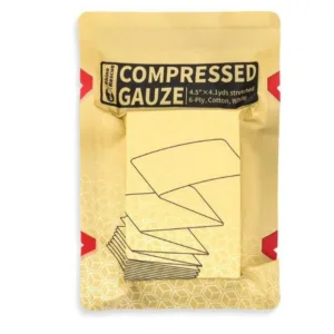 Rhino Rescue Compressed Gauze Αιμοστατική Γάζα Εμποτισμού Z-Fold - Αποστειρωμένη